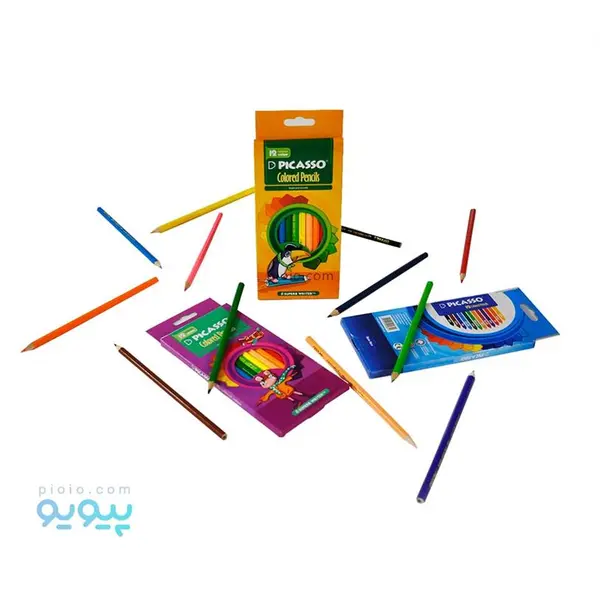 مداد رنگی 12 رنگ پیکاسو کد 4100 - 5