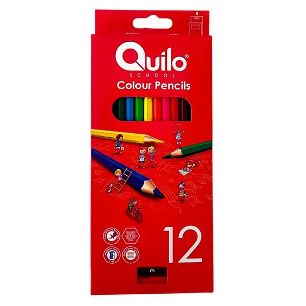 مداد رنگی 12 رنگ کوییلو کد 634003