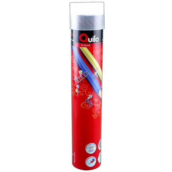 مداد رنگی 12 رنگ استوانه‌ای کوییلو کد 634009