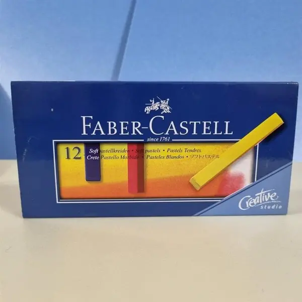 پاستل روغنی 12 رنگ فابر کاستل مدل boya
