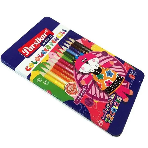 مداد رنگی 12 رنگ پارسی کار مدل JM890-12 Cow