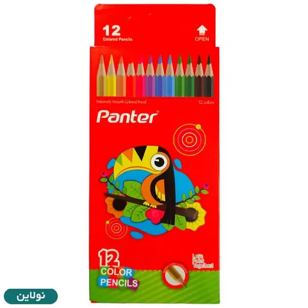 مداد رنگی 12 رنگ پنتر مدل pcp101 - 5