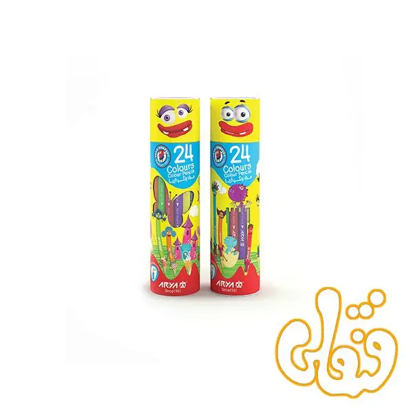 مداد رنگی 24 رنگ آریا مدل 3052 - 5