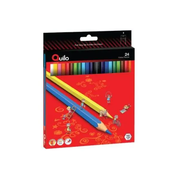 مداد رنگی 24 رنگ مقوایی کوییلو کد 634004 - 6