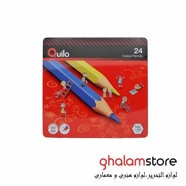 مداد رنگی 24 رنگ کوییلو کد 634007