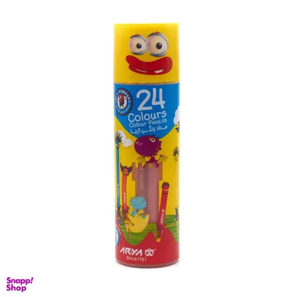 مداد رنگی 24 رنگ آریا مدل A01 - 5