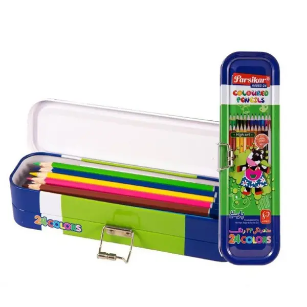 مداد رنگی 24 رنگ پارسی کار مدل JM-865-24 - 6