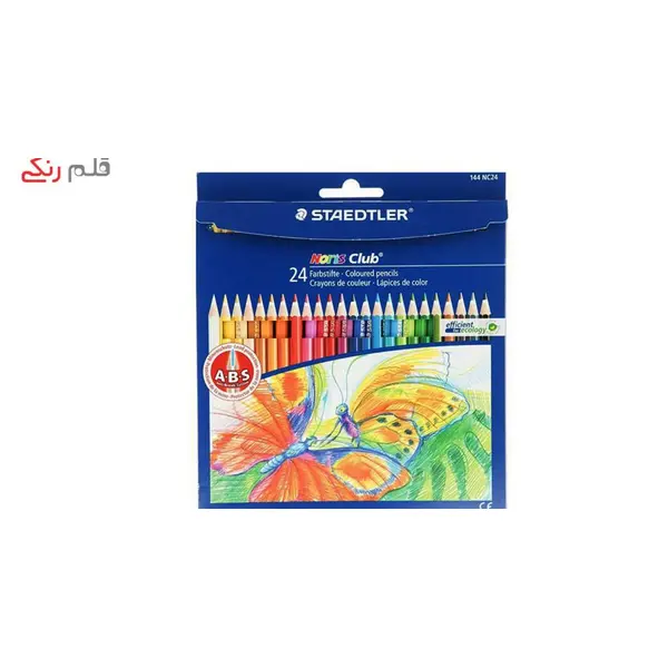مداد رنگی 24 رنگ استدلر مدل Noris Club - 6