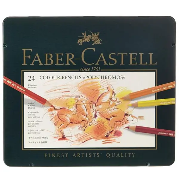 مداد رنگی 24 رنگ فابر کاستل مدل Polychromos