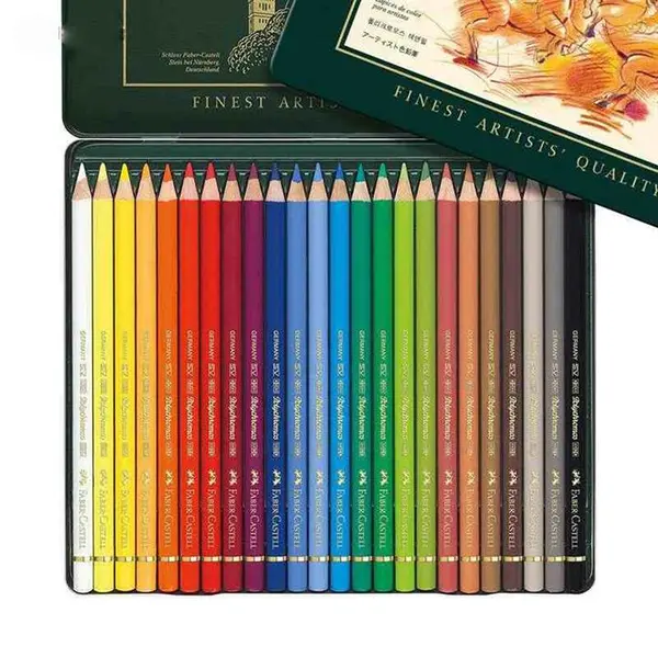 مداد رنگی 24 رنگ فابر کاستل مدل Polychromos
