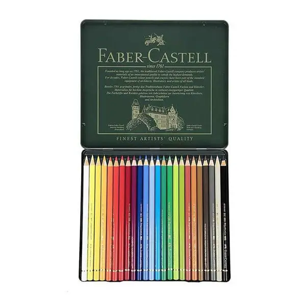 مداد رنگی 24 رنگ فابر کاستل مدل Polychromos