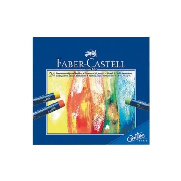 پاستل روغنی 24 رنگ فابر کاستل مدل Studio Quality