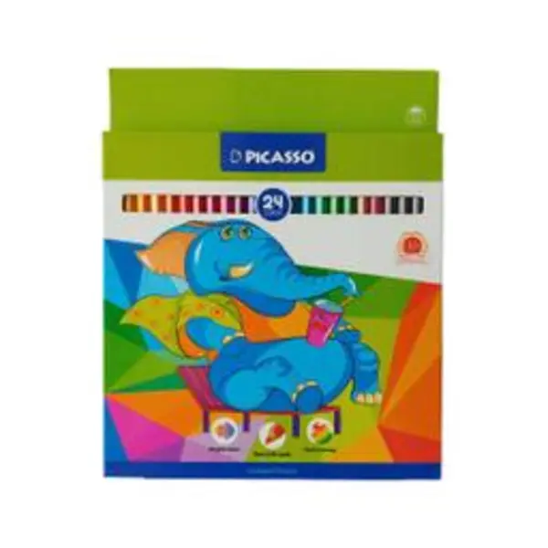 مداد رنگی 24 رنگ پیکاسو مدل SUPERB WRITER طرح فیل - 3