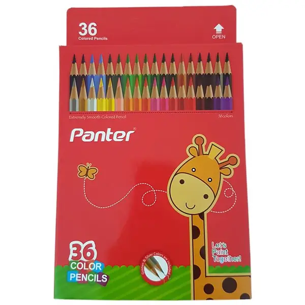 مداد رنگی 36 رنگ پنتر کد PCP 103-36 - 2