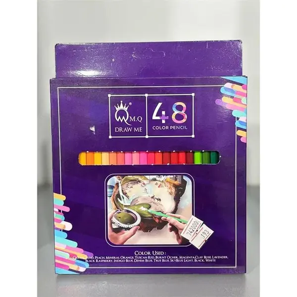 مداد رنگی 48 رنگ ام کیو مدل 00048G