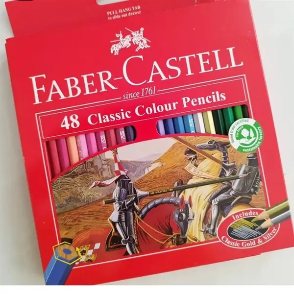 مداد رنگی 48 رنگ فابر کاستل مدل Classic