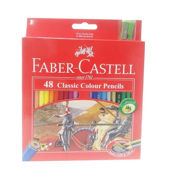 مداد رنگی 48 رنگ فابر کاستل مدل classic 115858 - 3