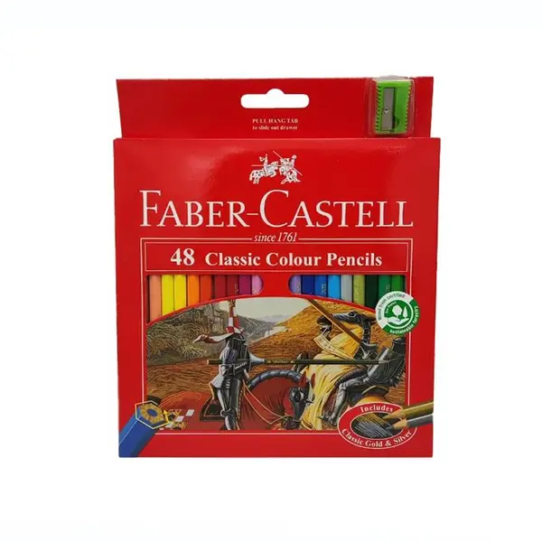 مداد رنگی 48 رنگ فابر کاستل مدل classic 115858 - 5