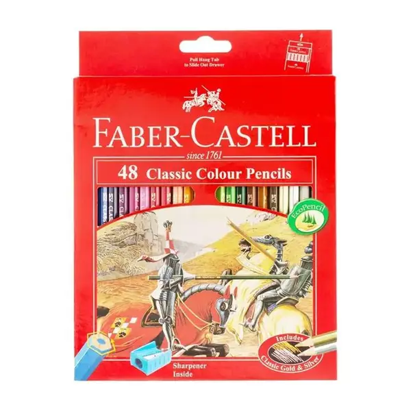 مداد رنگی 48 رنگ فابر کاستل مدل classic 115858 - 2