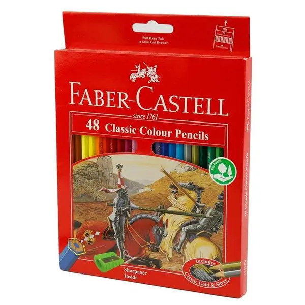 مداد رنگی 48 رنگ فابر کاستل مدل classic 115858 - 4