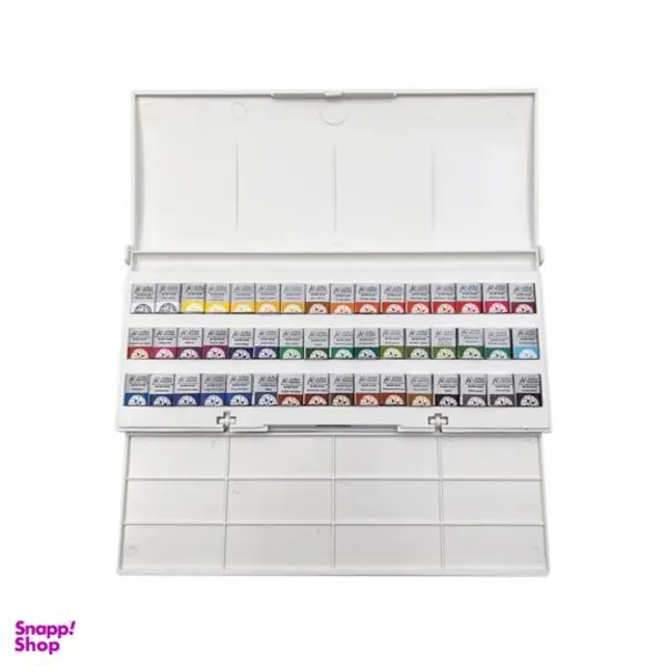 آبرنگ 48 رنگ افرا مدل Half Pans