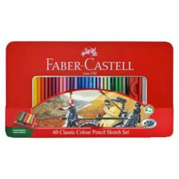 مداد رنگی 60 رنگ فابر کاستل مدل CLASSIC کد 115893 - 3
