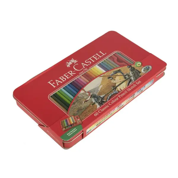 مداد رنگی 60 رنگ فابر کاستل مدل Classic Colour Sketch 115893