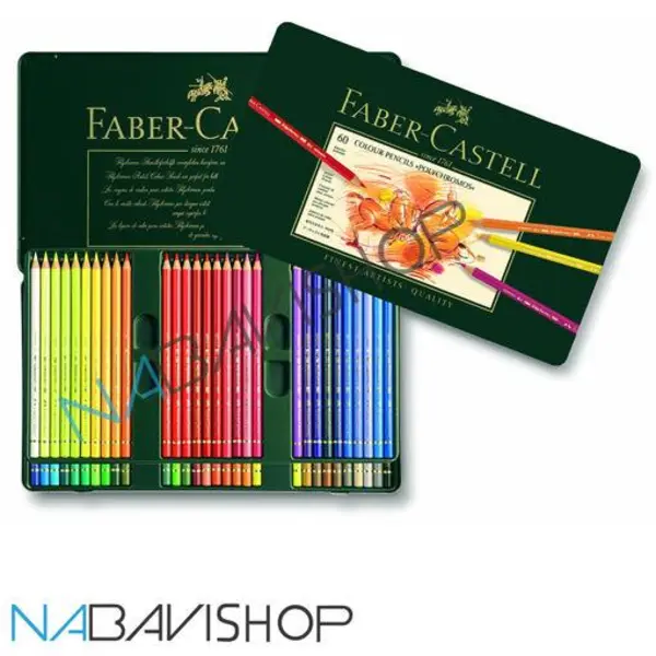 مداد رنگی 60 رنگ فابر کاستل مدل Polychromos - 4