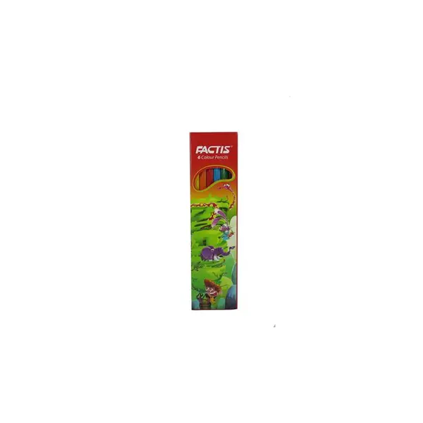 مداد رنگی 6 رنگ فکتیس مدل SMOOTH