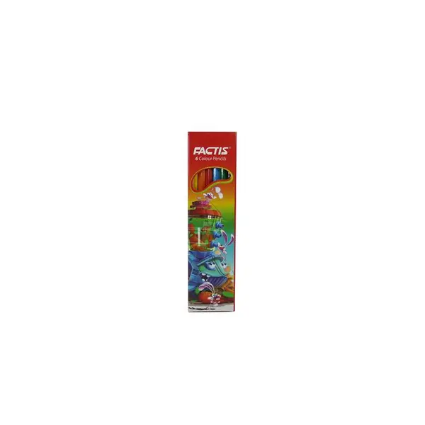 مداد رنگی 6 رنگ فکتیس مدل SMOOTH