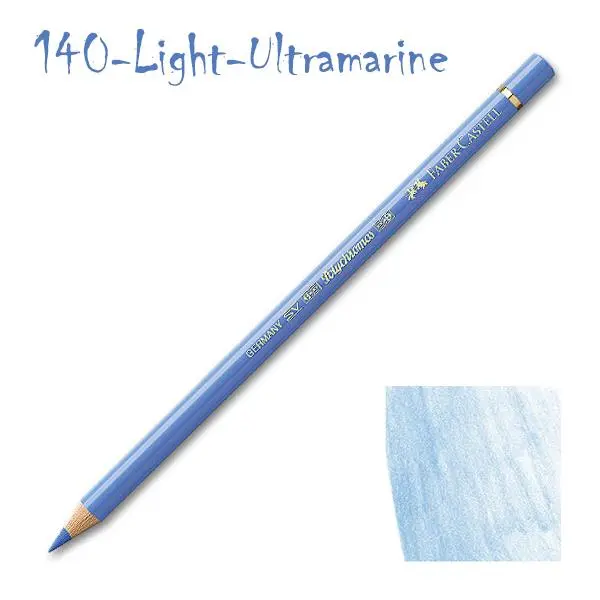 مداد رنگی پلی کروم فابر کاستل Light Ultramarine 140 - 4