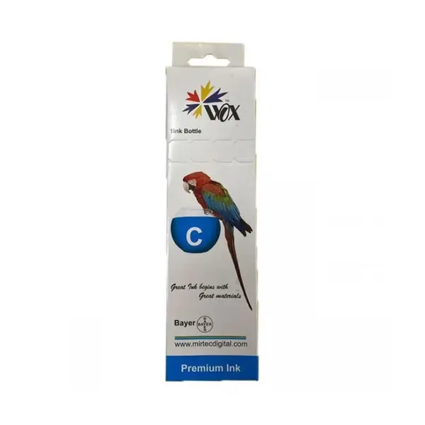 جوهر سابلیمیشن 100 سی سی وکس اپسون رنگ آبی WOX EPSON