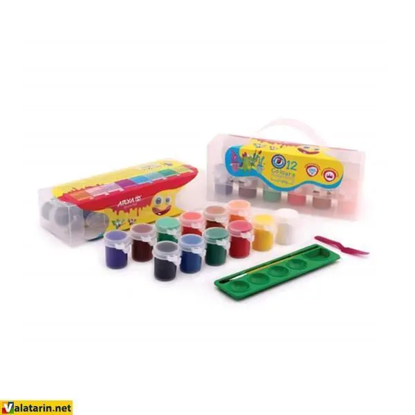 گواش 12 رنگ آریا کد 4016