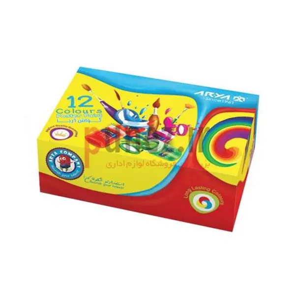 گواش 12 رنگ آریا کد 4028