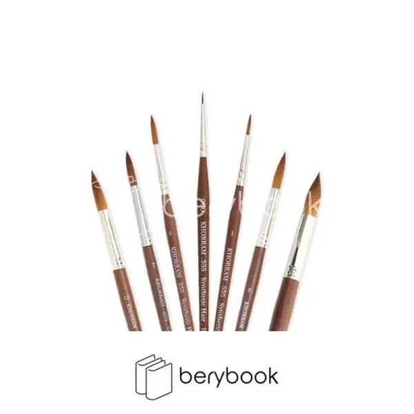 قلم مو گرد خرم شماره 12 کد 555