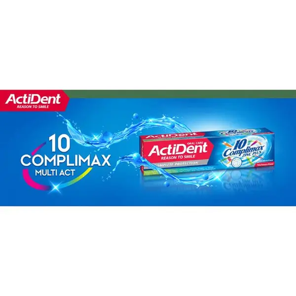 خمیر دندان اکتیدنت مدل کامپلیمکس وزن 130 گرم