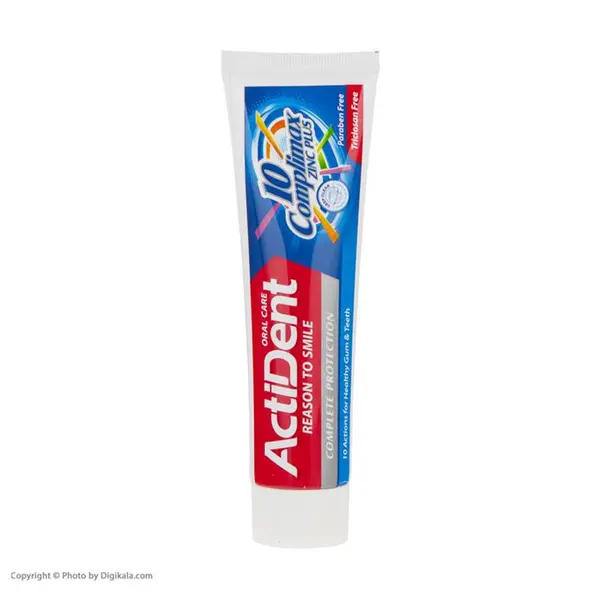 خمیر دندان اکتیدنت مدل کامپلیمکس وزن 130 گرم