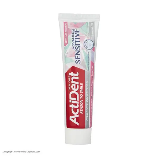 خمیر دندان اکتیدنت مدل کامپلیمکس وزن 130 گرم