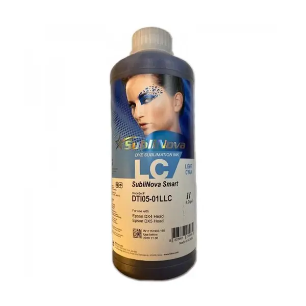 جوهر سابلیمیشن اینک تک اپسون 1 لیتری رنگ آبی روشن InkTec EPSON