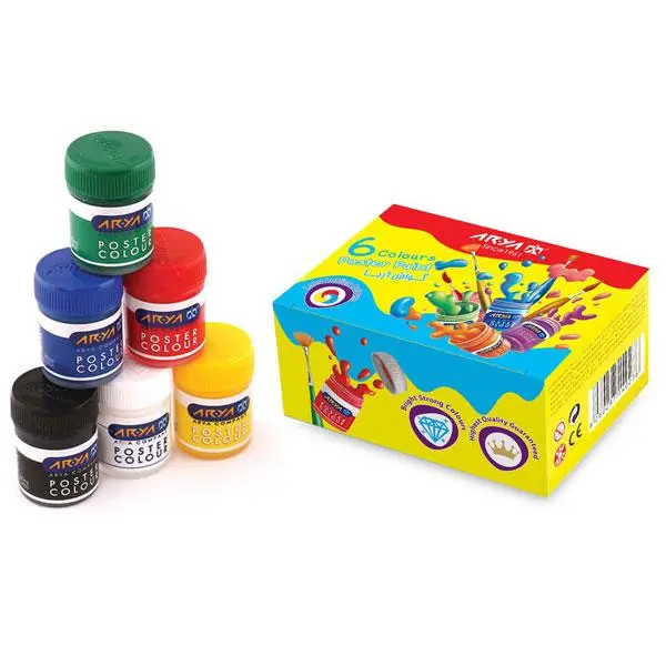 گواش 6 رنگ آریا مدل 4027