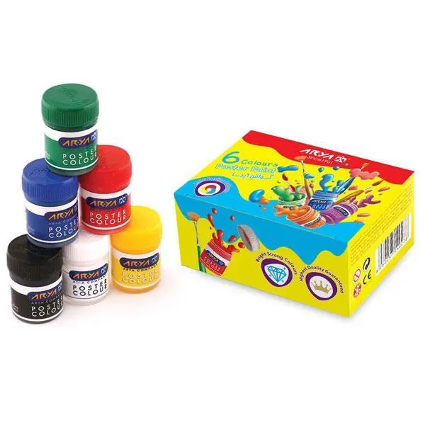 گواش 6 رنگ آریا مدل 4027