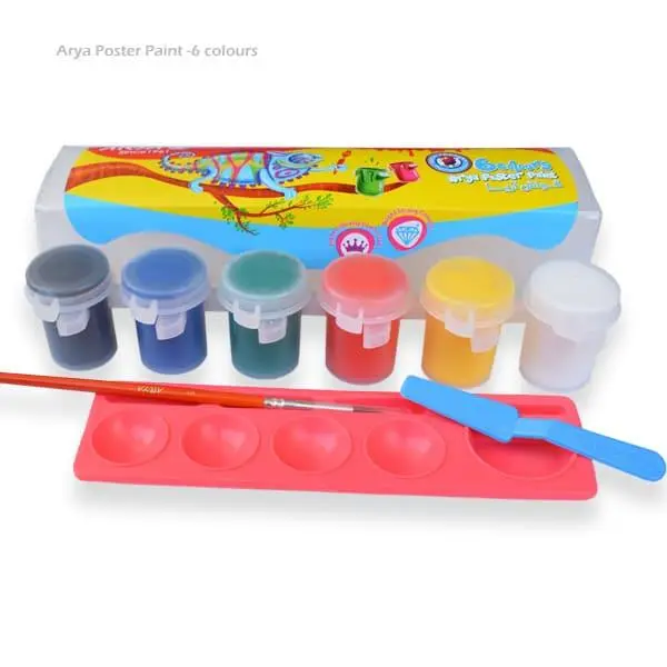 گواش 6 رنگ آریا مدل 4027