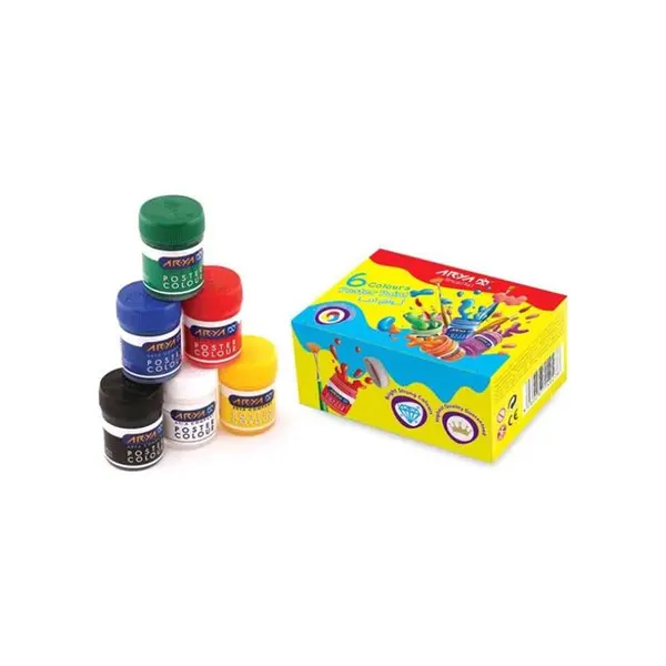 گواش 6 رنگ آریا مدل 4027