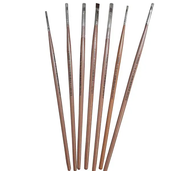 قلم مو تخت خرم کد 777B مجموعه 7 عددی