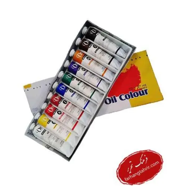 رنگ روغن وستا ست 10 عددی کد 10 حجم 37 میلی لیتر