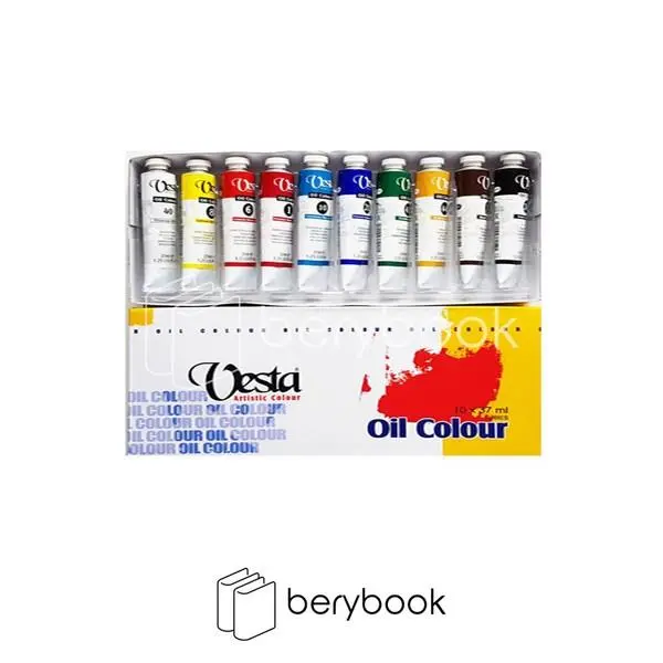 رنگ روغن وستا ست 10 عددی کد 10 حجم 37 میلی لیتر