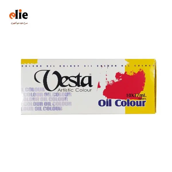 رنگ روغن وستا ست 10 عددی کد 10 حجم 37 میلی لیتر