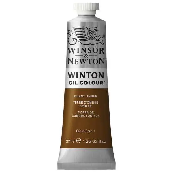 رنگ روغن وینزور اند نیوتون مدل وینتون کد BURNT UMBER 3 حجم 37 میلی لیتر