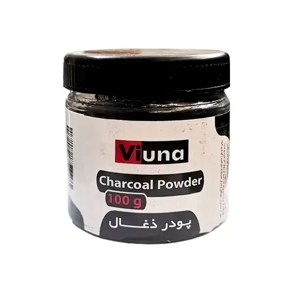 پودر زغال ویونا  CHARCOAL POWDER حجم 100 گرم