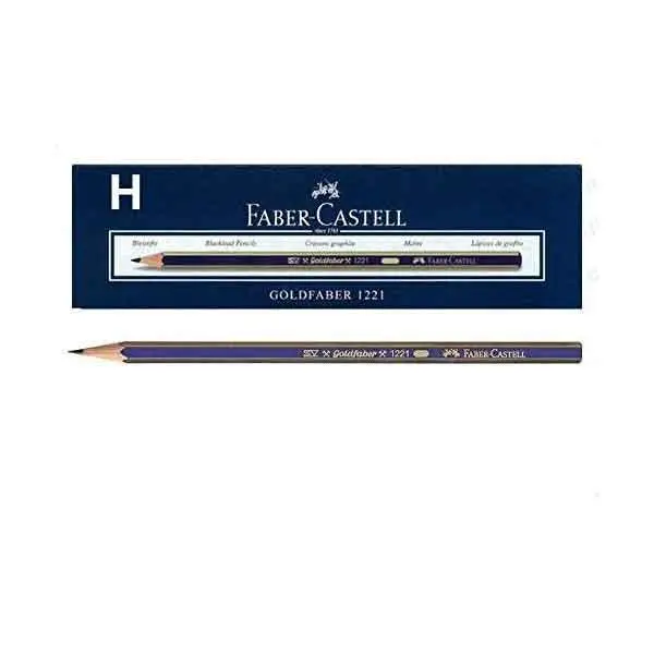 مداد طراحی فابر کاستل مدل gold faber- درجه سختی H